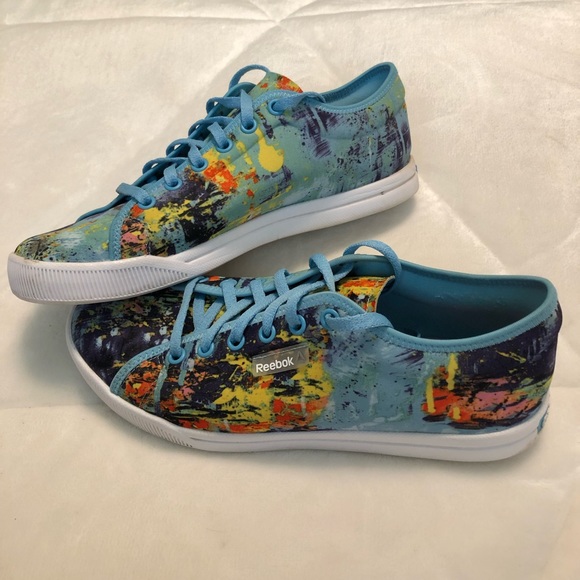 Reebok Shoes - Reebok Watercolour Memory Foam Sneakers